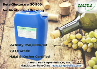 Het Enzym Gele Bruine Vloeistof 50000 U/ml van Glucanase van de voedselrang Bèta voor Alcohol en het Brouwen