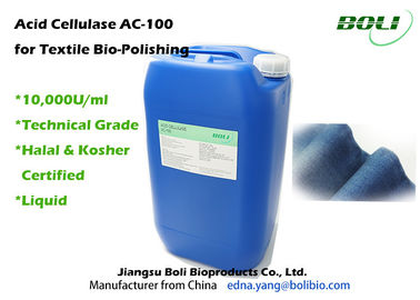 Commerciële Biopolishing-Enzymen Zure Cellulase AC - Hoge Concentratie 100