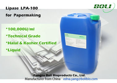 Enzym 100000 U/van de Hoge Concentratie Hoge ml van de papierfabricage Vloeibaar Lipase Activiteit