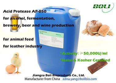 50000 U/van Hoge Zuiverheids Proteolytic ml Enzymen voor Alcoholgisting het Brouwen