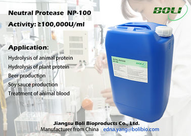 100000 U/ml Vloeibare Enzymen, Bacil - subtilis Neutrale Protease Stabiele Activiteit