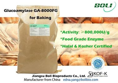 Hoog Geconcentreerd Poederglucoamylase Enzym GA - 8000FG 800000U/G voor Voedsel Indusry
