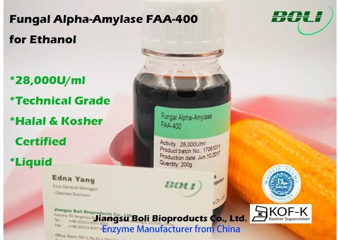 Vloeibare Schimmel Alpha- Amylase FAA - 400, Biologische Enzymen voor Productieethylalcohol