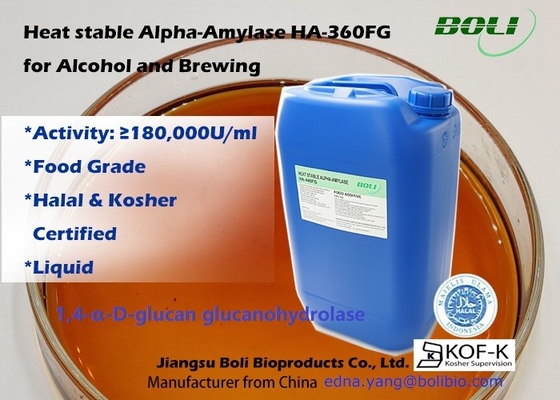 Hitte - stabiele Alpha Amylase Enzyme Ha-360FG voor Alcohol en het Brouwen