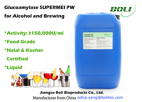 Vloeibaar Glucoamylase van de voedselrang Enzym Supermei Pw voor Alcohol het Brouwen