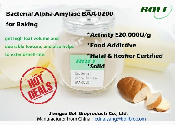 Bacteriële Alpha Amylase Enzymes BLAAT - 0200 voor Baksel 20000 U/G-Poeder