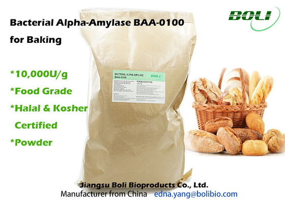 Blatenen-0100 Bacteriële Alpha Amylase Baking Enzymes 10000U/G in Voedsel