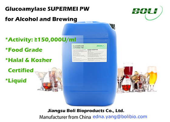 150000u/Ml Glucoamylase Supermei Pw voor Alcohol en Brouwende Sacharificatie van Zetmeel