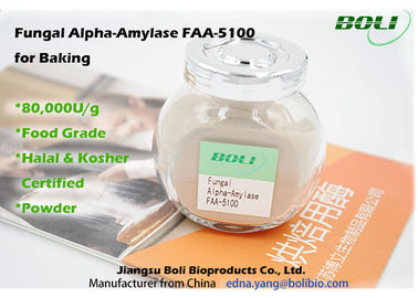 Stevige Schimmel Alpha- Amylase Superieure Stabiliteit, Enzymen in Bakkersbedrijf 80000 U/g