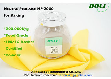 De Neutrale Protease van 200000 U/van g voor Baksel, de Enzymen van de Voedselrang in het Brouwen niet - GMO
