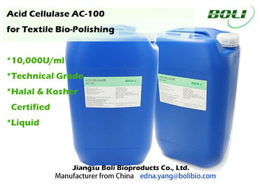 Technische de Enzymen Zure Cellulase AC van Rangbiopolishing - 100 Vloeistof 10000 U/ml