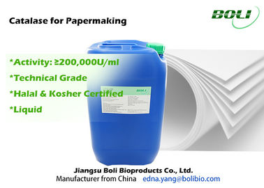 Zuiver Waterstofperoxydeenzym, Commerciële Katalaseproteïne voor Papierfabricage