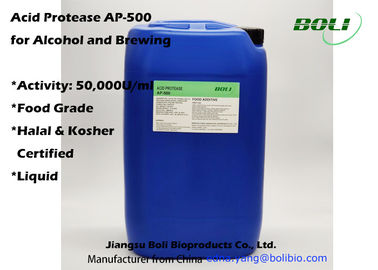 Vloeibare Zure Proteaseap -500 voor Brouwende de Enzymenactiviteit 50000 U/Ml van Aclohol