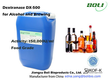 50000U / De Dextranase DX -500 van ml Vloeibare het Brouwen Enzymen voor Voedselgebruik
