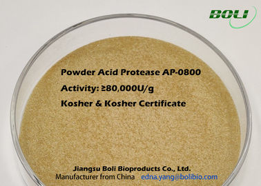 Zure Protease ap-0800 Activiteit 80000 U/g van het Bolipoeder Hydrolyse van Beschikbare Proteïnen Vrije Steekproef