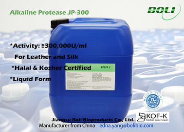 Vloeibare Alkalische Protease JP-300 Proteolytic Enzym voor Leer en Zijde