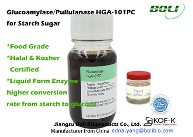 De Enzymenpullulanase van de Stachsuiker Enzym1400b U/ml, Glucoamylase100,000U/ml-Enzymen met Halal en Kosjer Certificaat