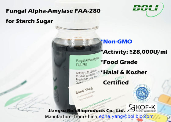 Gmo niet Industrie van Voedingsenzym Schimmelalpha amylase for starch sugar