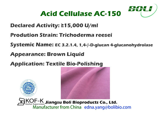 Commercieel Biopolishing-Cellulaseenzym in Textielindustrie