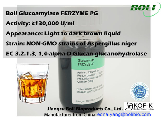 130000U / Ml Glucoamylase van de Voedselrang Enzym voor Sacharificatie in Voedsel Brouwerjsector