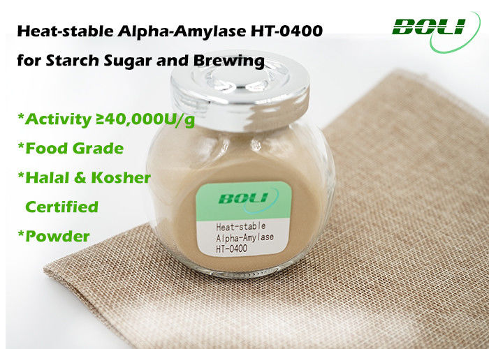 Beige Geel Alpha- Amylase Enzympoeder, Hitte - stabiele Enzym Alpha- Amylase