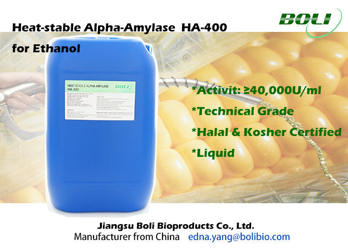 40000 U/ml Enzymen voor Hitte van de Ethylalcohol de Stabiele Activiteit - stabiele Alpha- Amylase Ha - 400 Lage pH