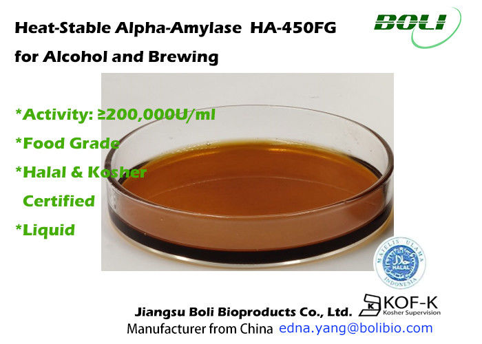 Alpha- Amylase Ha-450FG 200000U/Ml het Brouwen Enzymen